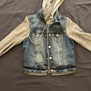 Hooded Jean Jacket
